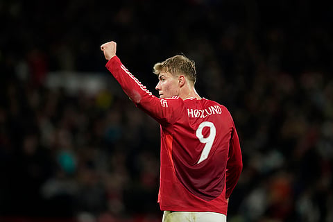 UEFA Europa League: Manchester United's Rasmus Hojlund scores his side's second goal  