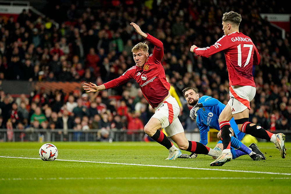 UEFA Europa League Soccer Manchester United Vs Bodo Glimt football gallery: Alejandro Garnacho