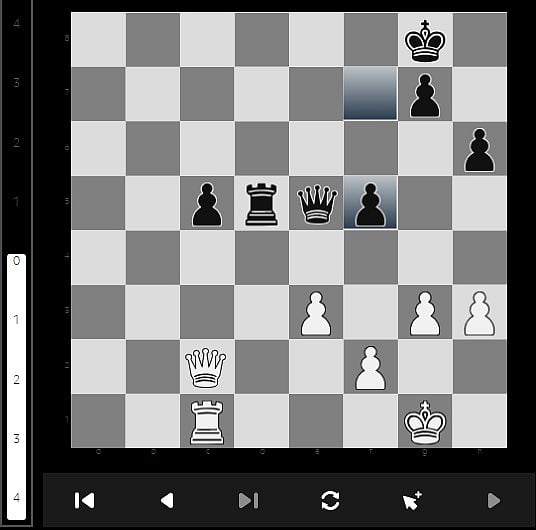 Here's how the board stands after 30 moves.