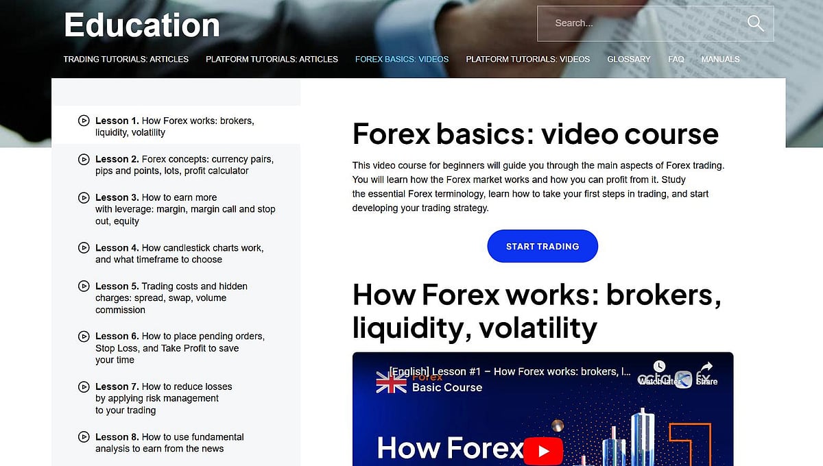 OctaTrader Platform and Education for Beginners