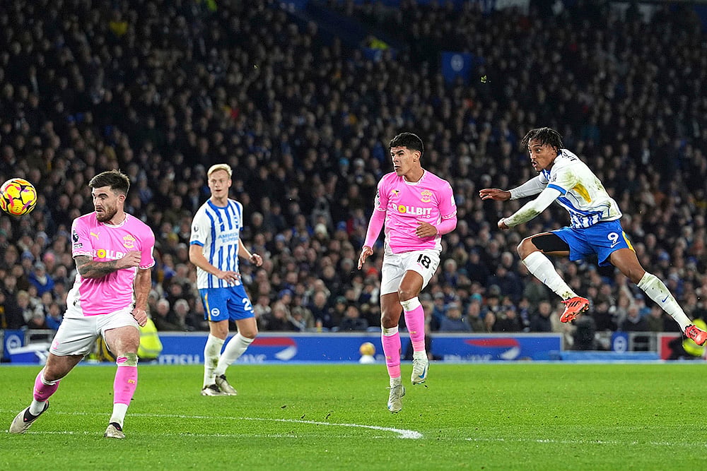 English Premier League soccer Brighton and Hove Vs Southampton football gallery_ Joao Pedro