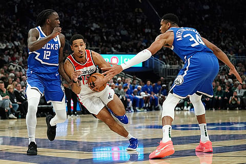 NBA Basketball: Washington Wizards vs Milwaukee Bucks