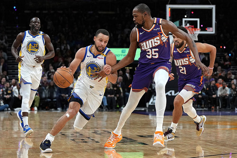 NBA Basketball Game: Golden State Warriors vs Phoenix Suns