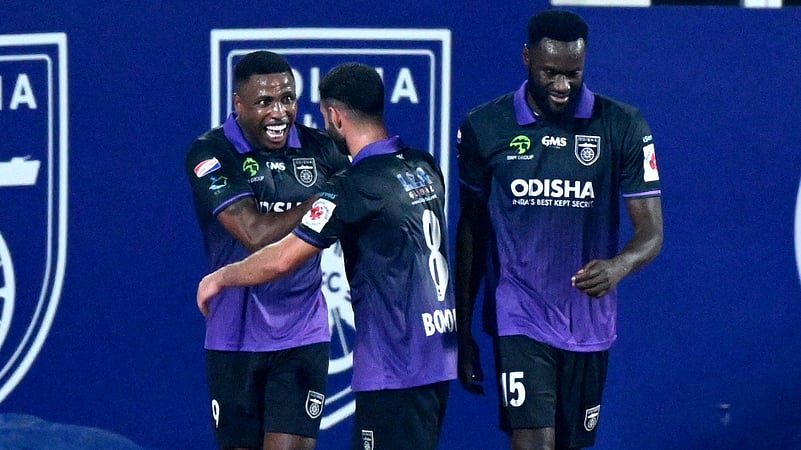 Diego Mauricio goal for Odisha FC against Bengaluru FC ISL 