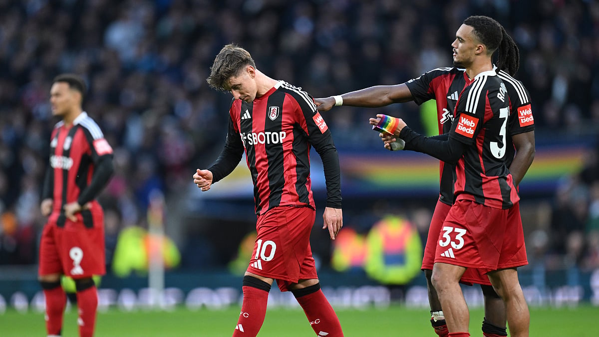 Tom Cairney scored Fulham's equaliser against Tottenham but was sent off