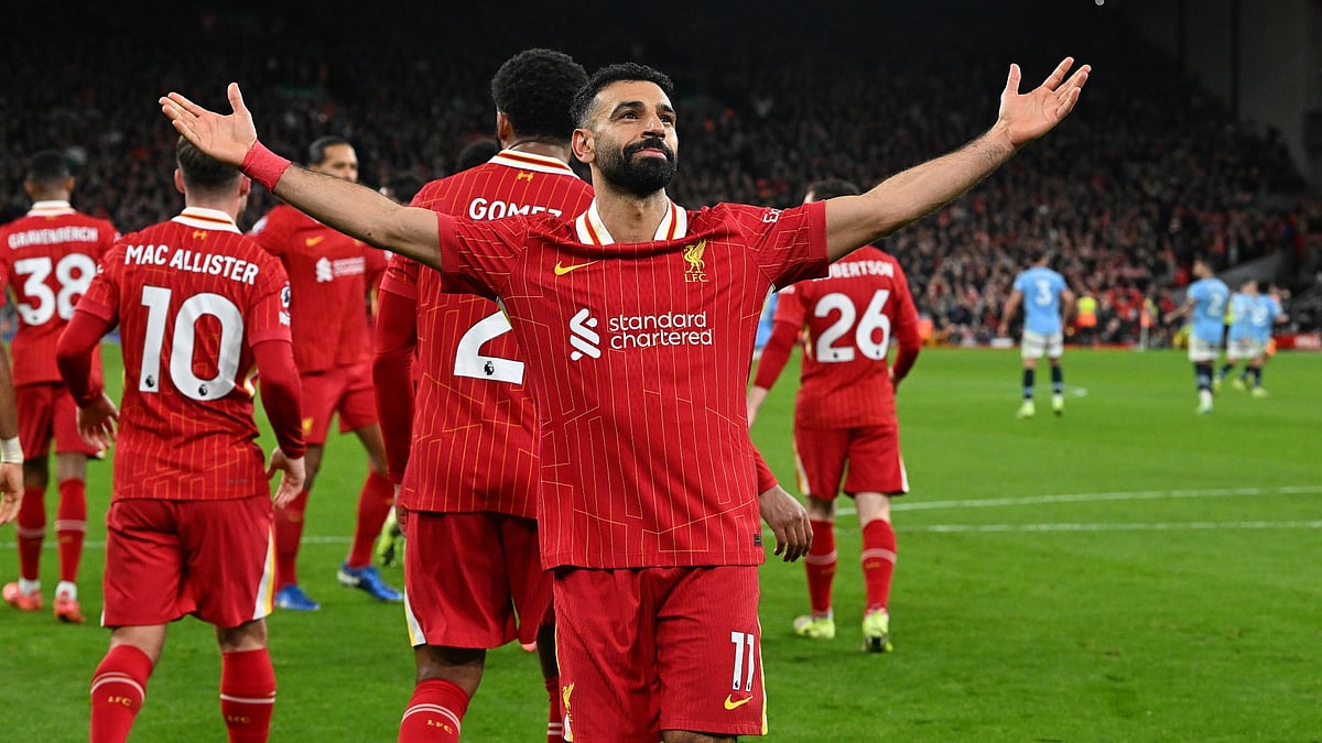 Liverpool goalscorer Mohamed Salah