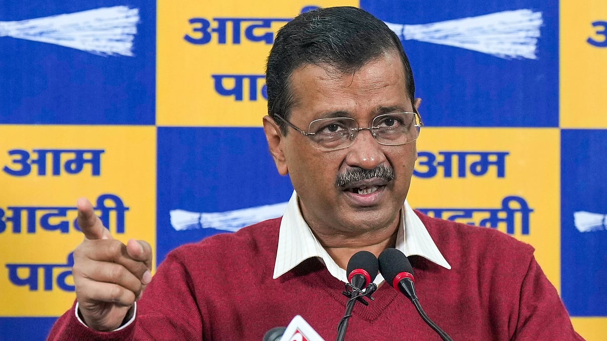 PTI : Former Delhi chief minister and AAP national convener Arvind Kejriwal addresses a press conference, in New Delhi, Sunday, Dec. 1, 2024. 
