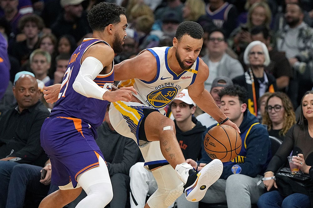 NBA Basketball Game: Phoenix Suns vs Golden State Warriors