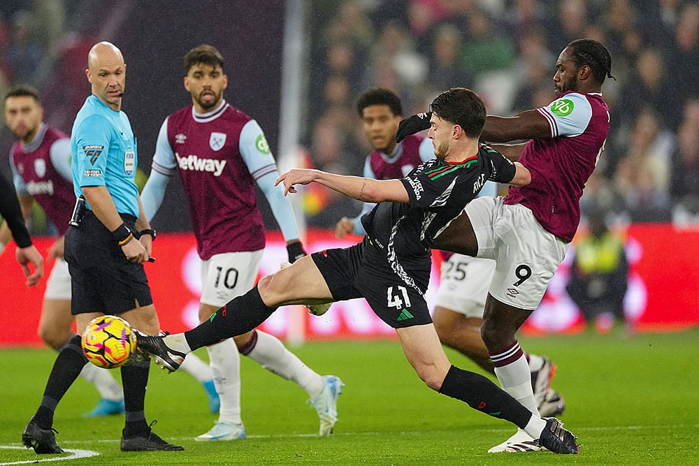 Britain Soccer Premier League: West Ham vs Arsenal