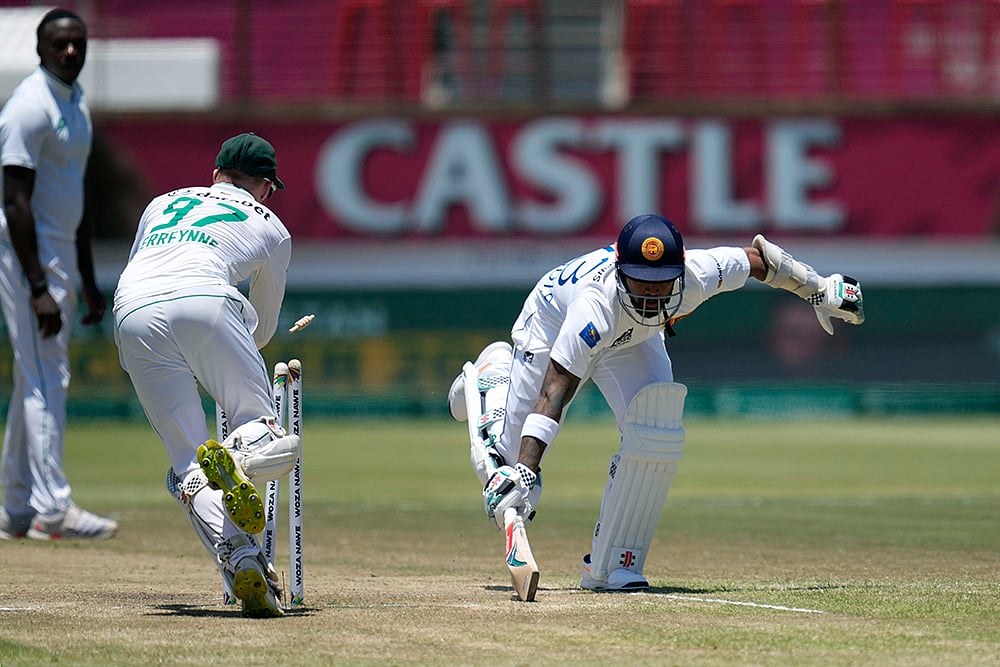 South Africa vs Sri Lanka 1st Cricket Test match Day 4 photo: Kyle Verreynne