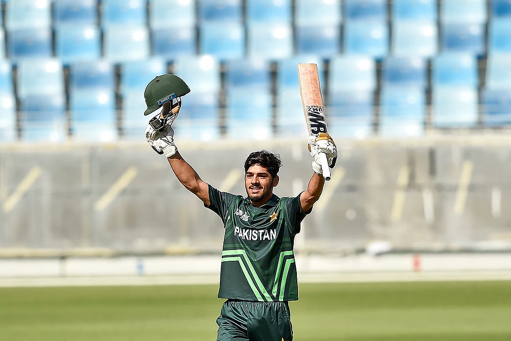 Emirates Asia Cup U-19 Cricket India vs Pakistan photo: Shahzaib Khan
