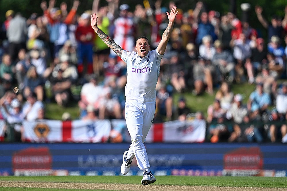 New Zealand Vs England 1st Cricket Test match photo: Brydon Carse
