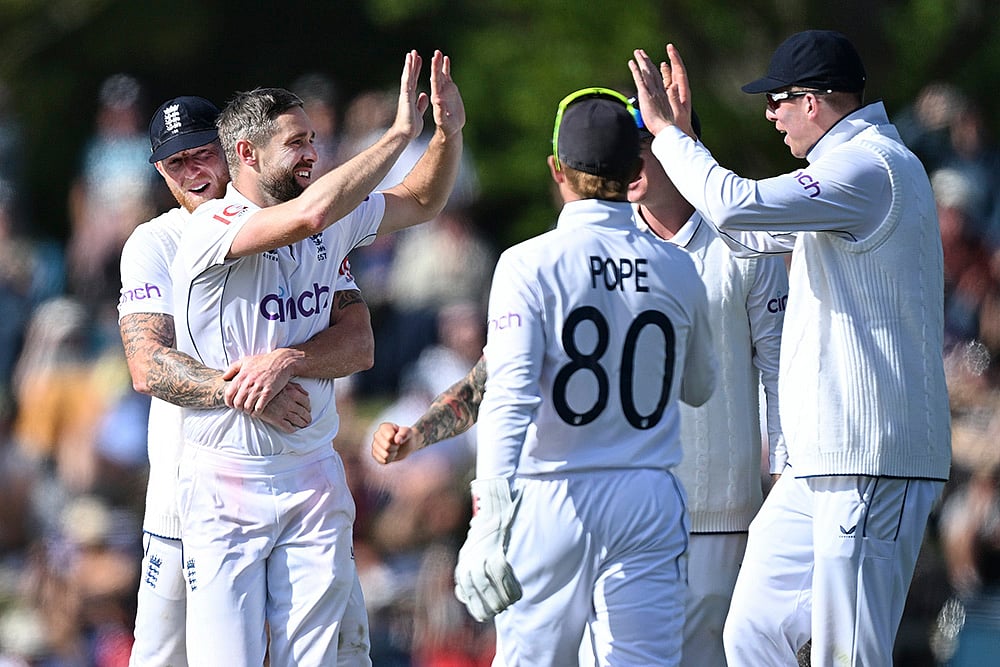 New Zealand Vs England 1st Cricket Test match photo: Chris Woakes
