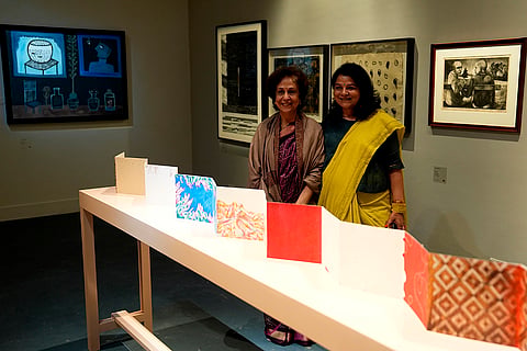 Gayatri Sinha, the curator of Memory Fields Exhibition