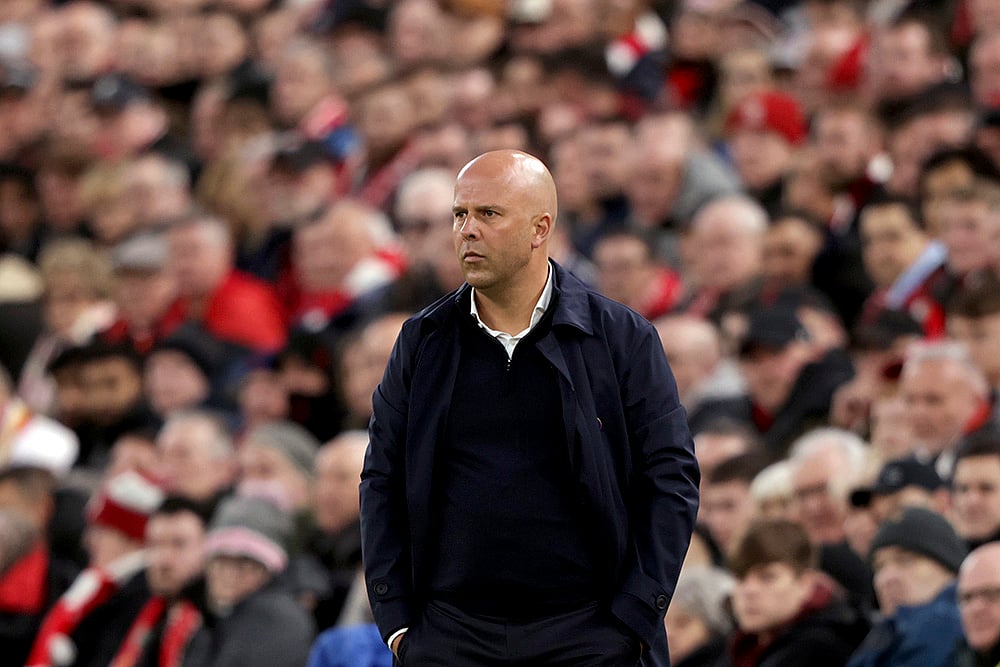 English Premier League soccer Liverpool vs  Manchester City football photo: Arne Slot