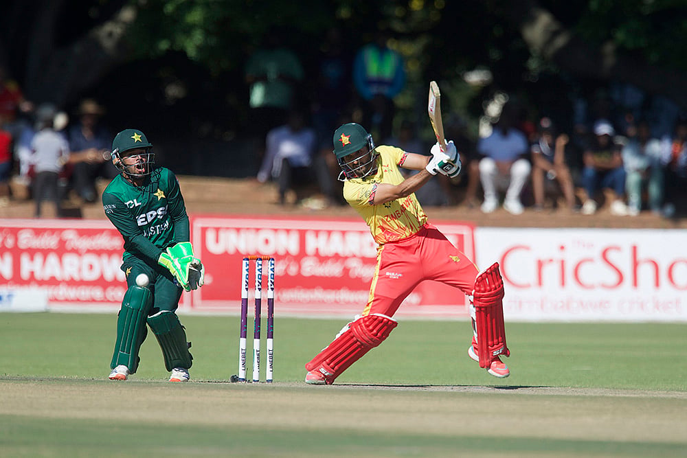 Zimbabwe vs Pakistan T20I Cricket match at Queens Sports Club in Bulawayo photo: 