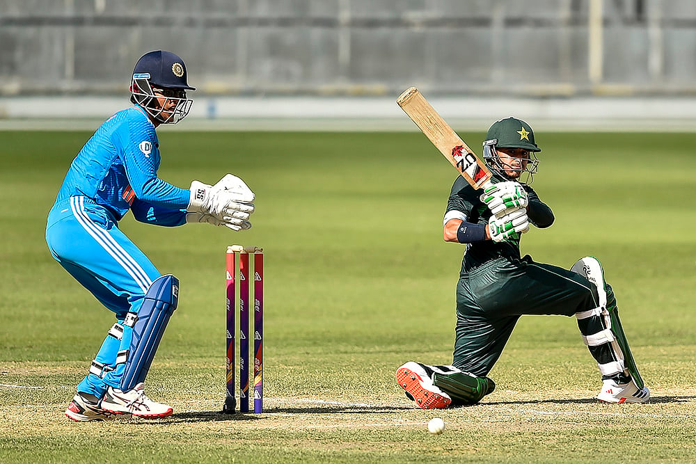 Emirates Asia Cup U-19 Cricket India vs Pakistan photo: Usman Khan
