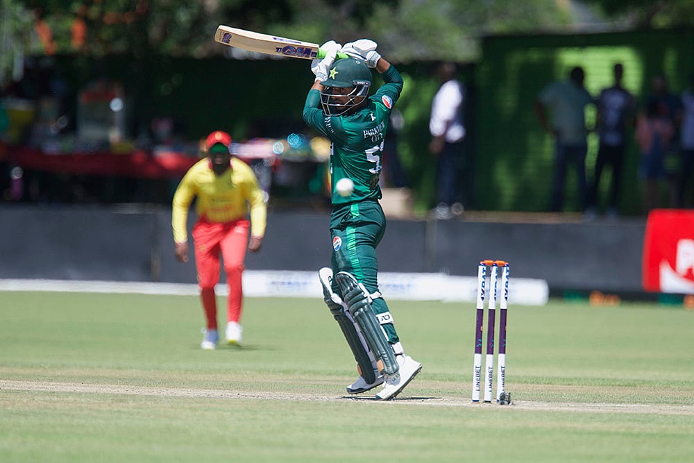 Zimbabwe vs Pakistan T20I Cricket match at Queens Sports Club in Bulawayo photo: Saim Ayub