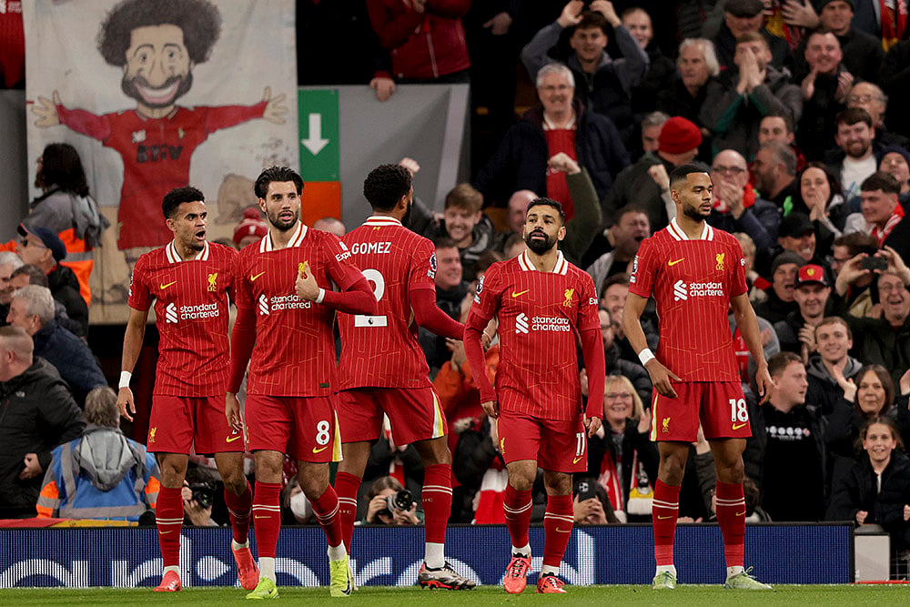 English Premier League soccer Liverpool vs  Manchester City football photo: Cody Gakpo