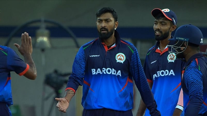 Baroda Vs Jammu And Kashmir, Vijay Hazare Trophy Round 6 