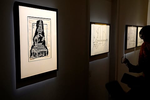 Artwork by M.F. Husain