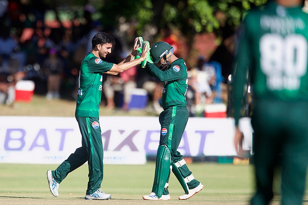 Zimbabwe vs Pakistan T20I Cricket match at Queens Sports Club in Bulawayo photo: Sufiyan Muqeem