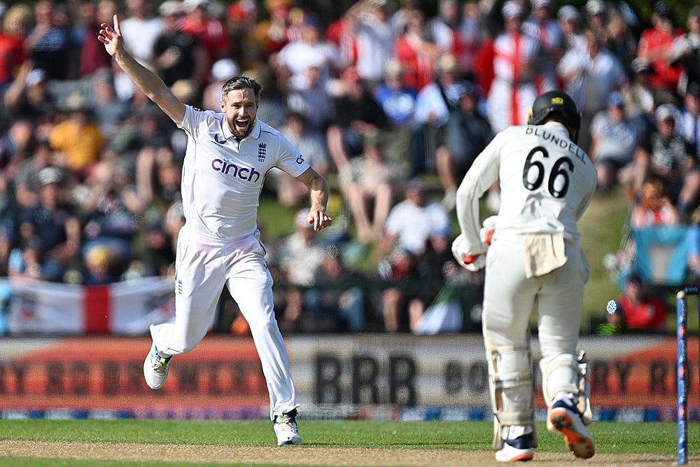 New Zealand Vs England 1st Cricket Test match photo: Chris Woakes
