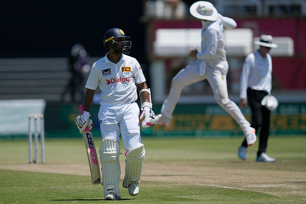 South Africa vs Sri Lanka 1st Cricket Test match Day 4 photo: Dinesh Chandimal