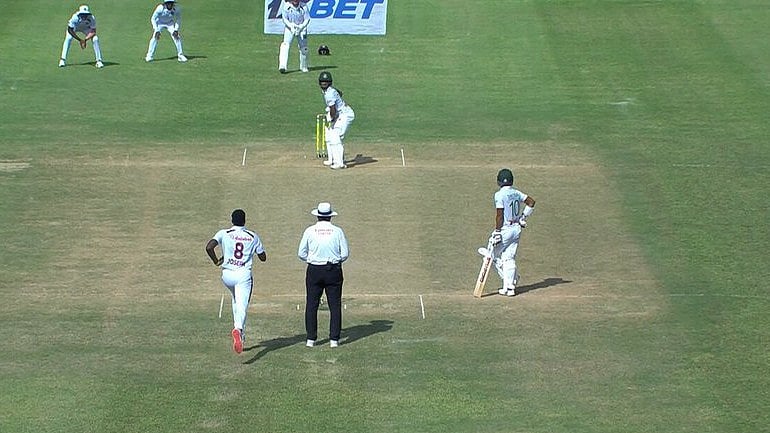 X/Windies Cricket : Action from the third day of the second Test between Bangladesh and West Indies in Jamaica.