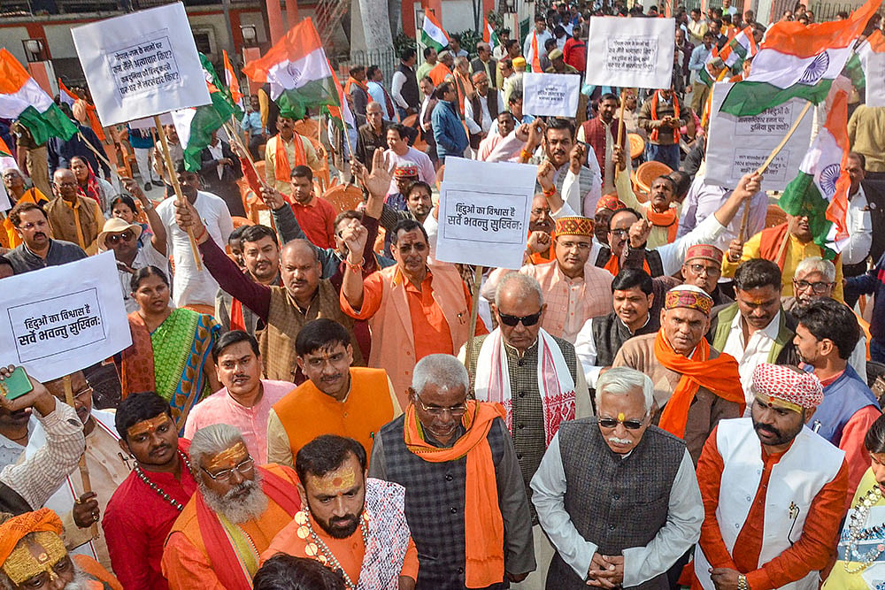 Protest over arrest of Chinmoy Krishna Das