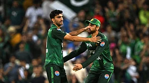 Sufiyan Muqeem took five wickets for Pakistan in their win over Zimbabwe