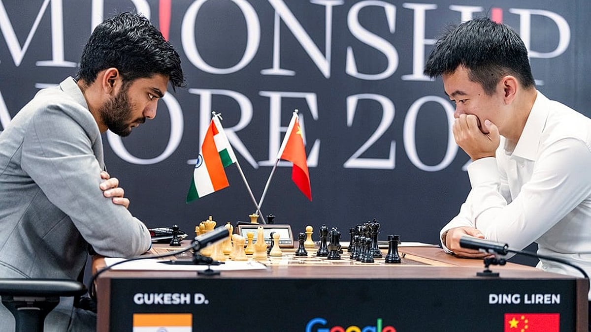FIDE World Chess Championship 2024 Ding Liren vs D Gukesh photo gallery: 6