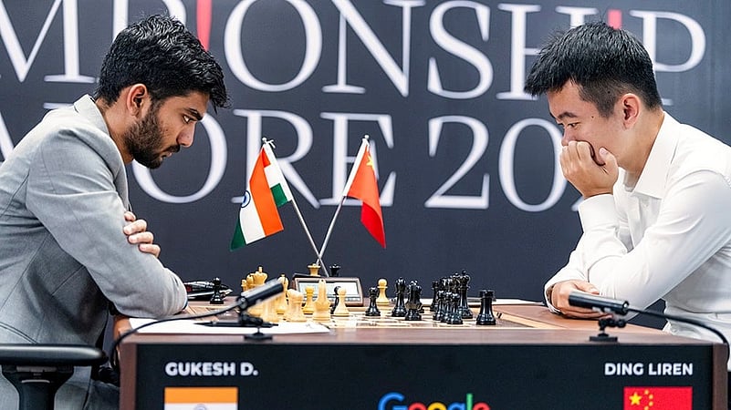 FIDE World Chess Championship 2024 Ding Liren vs D Gukesh photo gallery: 6