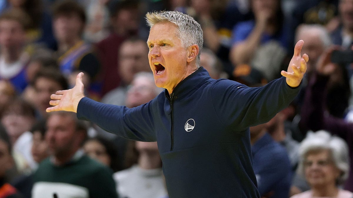 Steve Kerr was not happy - null