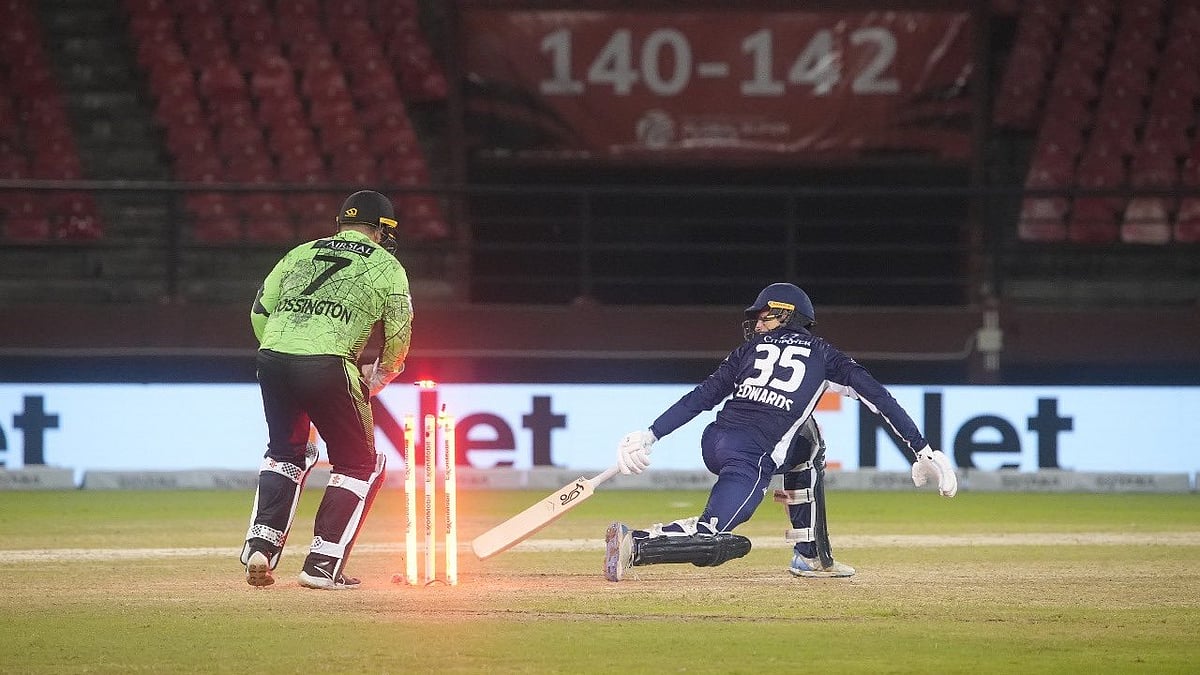 Lahore Qalandars in action during the GSL 2024. - X/lahoreqalandars