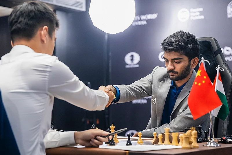 FIDE World Championship 2024 Indias D Gukesh against China’s Ding Liren photos: 5