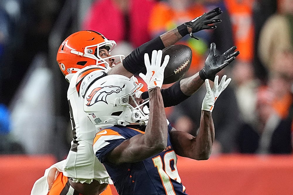 National Football League NFL Denver Broncos vs Cleveland Browns match gallery: Marvin Mims Jr