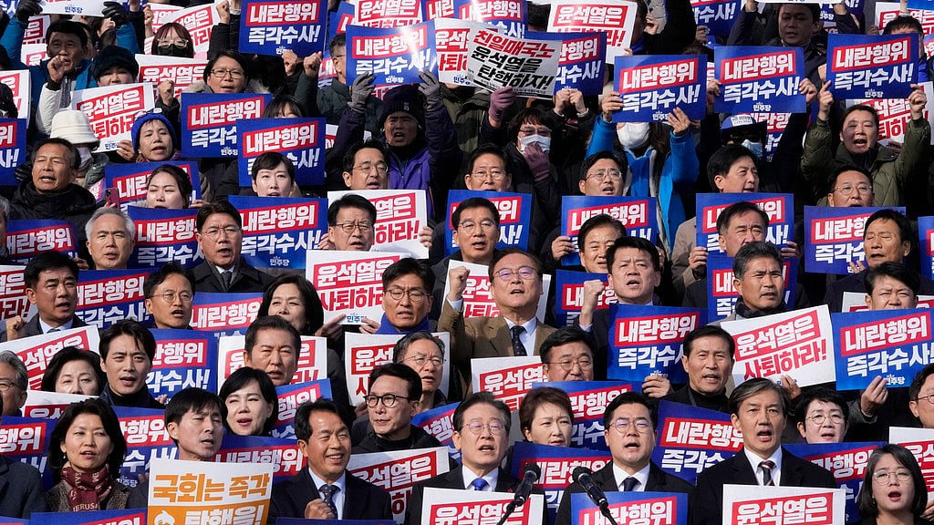 | Photo: AP : Opposition Calls For President Yoon's Impeachment Over Sudden Martial Law 