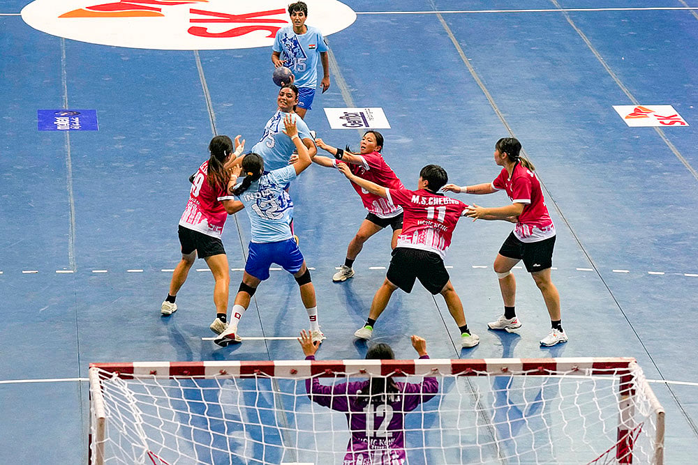 Asian Women’s Handball Championship 2024 India vs Hong Kong-China photos: Menika