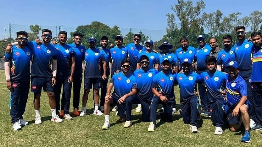 Gujarat cricket team. - Photo: X | Gujarat Cricket Association
