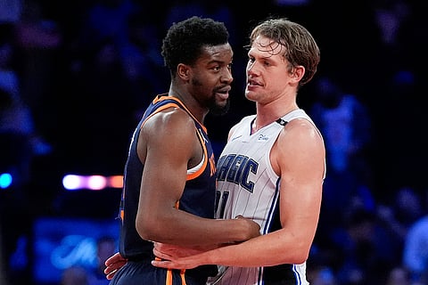 NBA Cup 2024: Knicks center Ariel Hukporti and Magic center Moritz Wagner