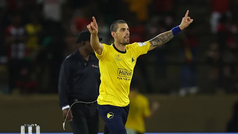 Hampshire Hawks player in the Global Super League. - Photo: X | Hampshire Cricket
