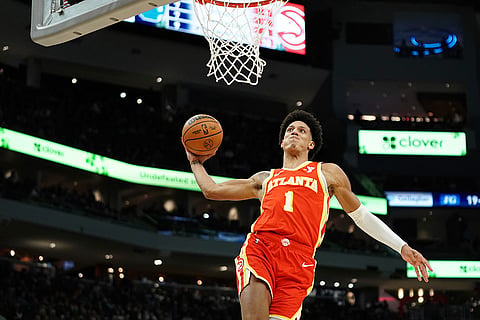 NBA Basketball Game: Atlanta Hawks vs Milwaukee Bucks