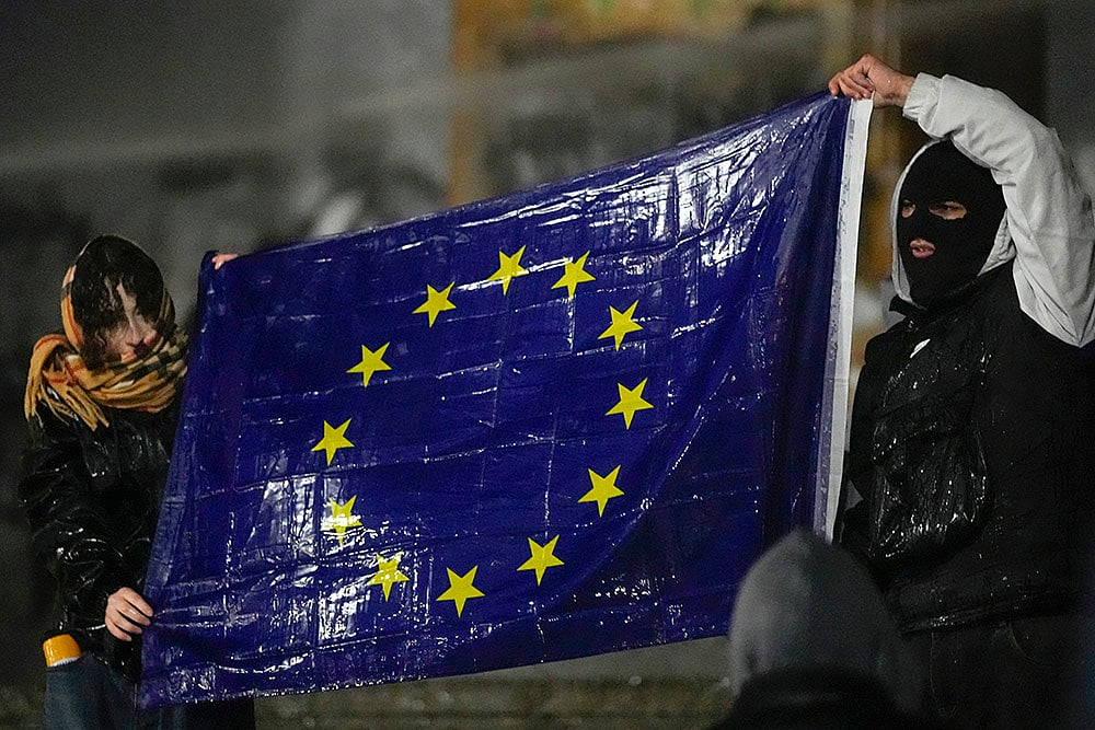 Georgia Politics Pro-EU protests in Tbilisi photo story: 