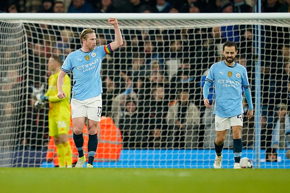 English Premier League soccer Manchester City vs Nottingham Forest football gallery: Kevin De Bruyne