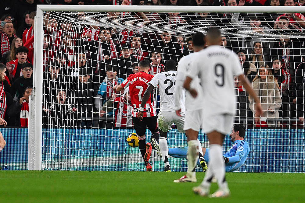 Spain Soccer La Liga Athletic Bilbao Vs Real Madrid football gallery: Alex Berenguer