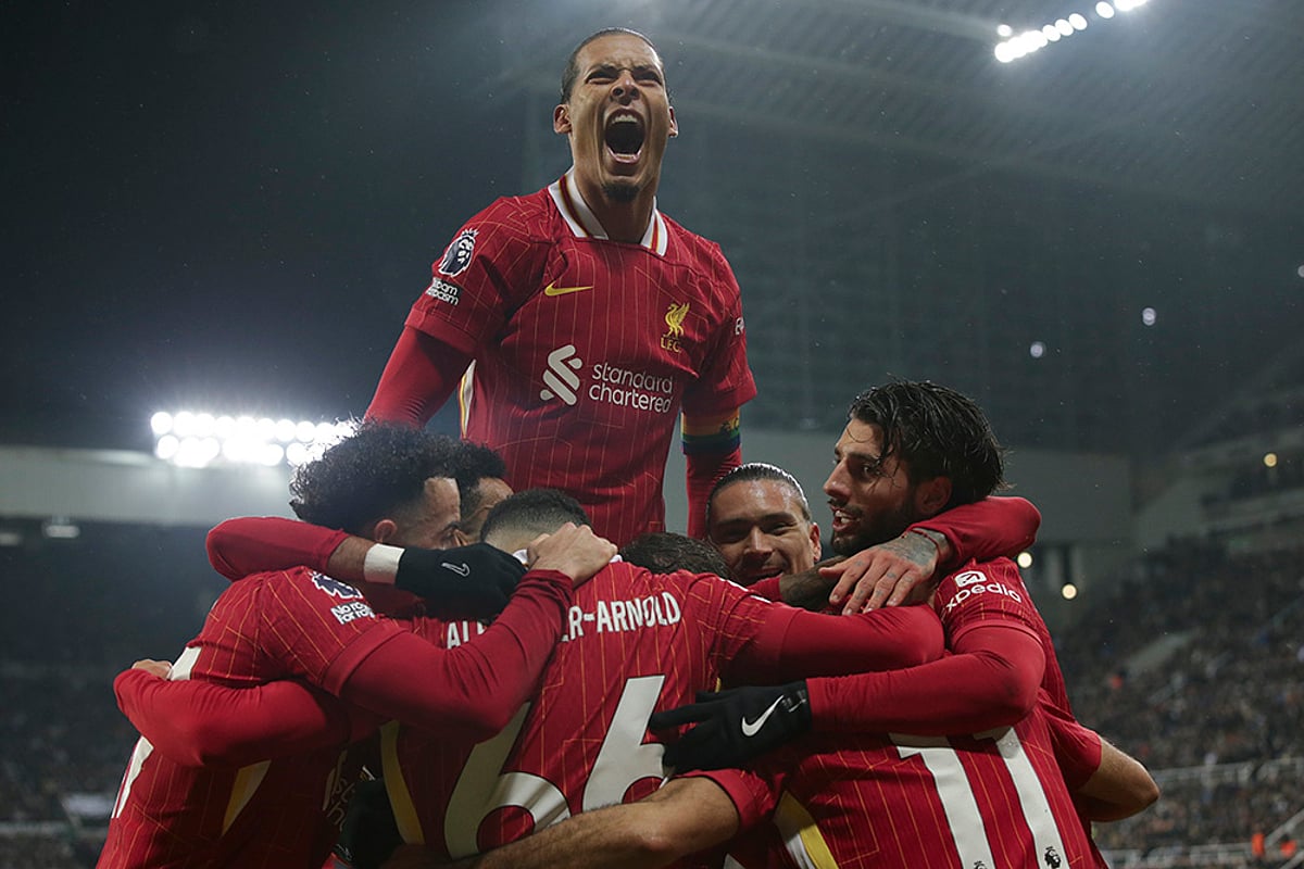 English Premier League soccer Newcastle vs Liverpool football gallery: Virgil van Dijk