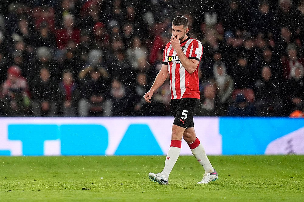 English Premier League soccer Southampton vs Chelsea football gallery: Jack Stephens