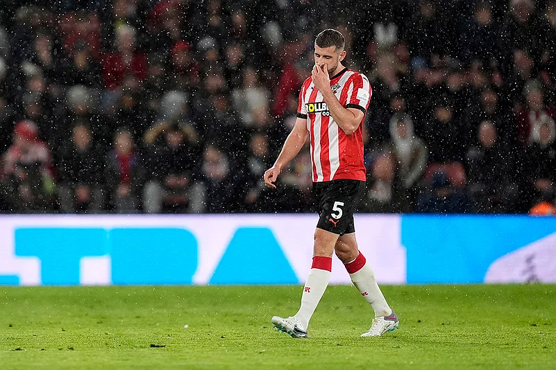 English Premier League soccer Southampton vs Chelsea football gallery: Jack Stephens