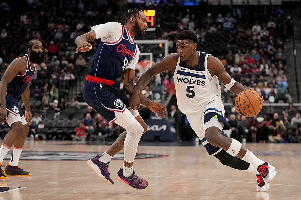 NBA Basketball Game: Los Angeles Clippers vs Minnesota Timberwolves